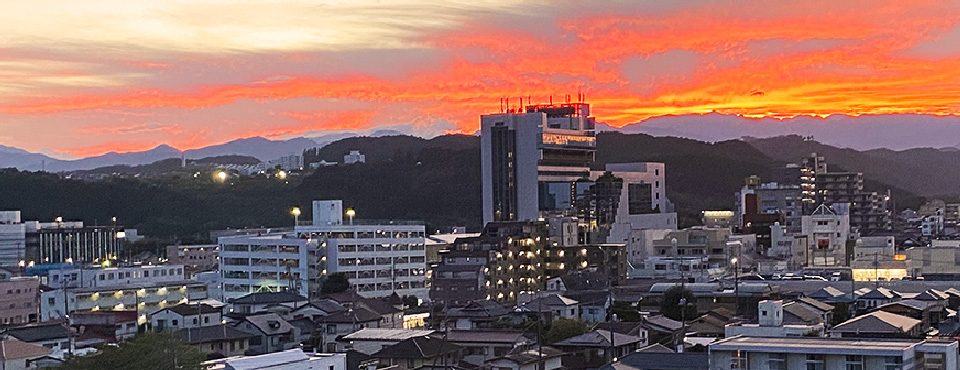 現地9階相当からの眺望写真